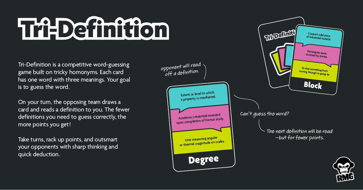 Tri-Definition game explanation